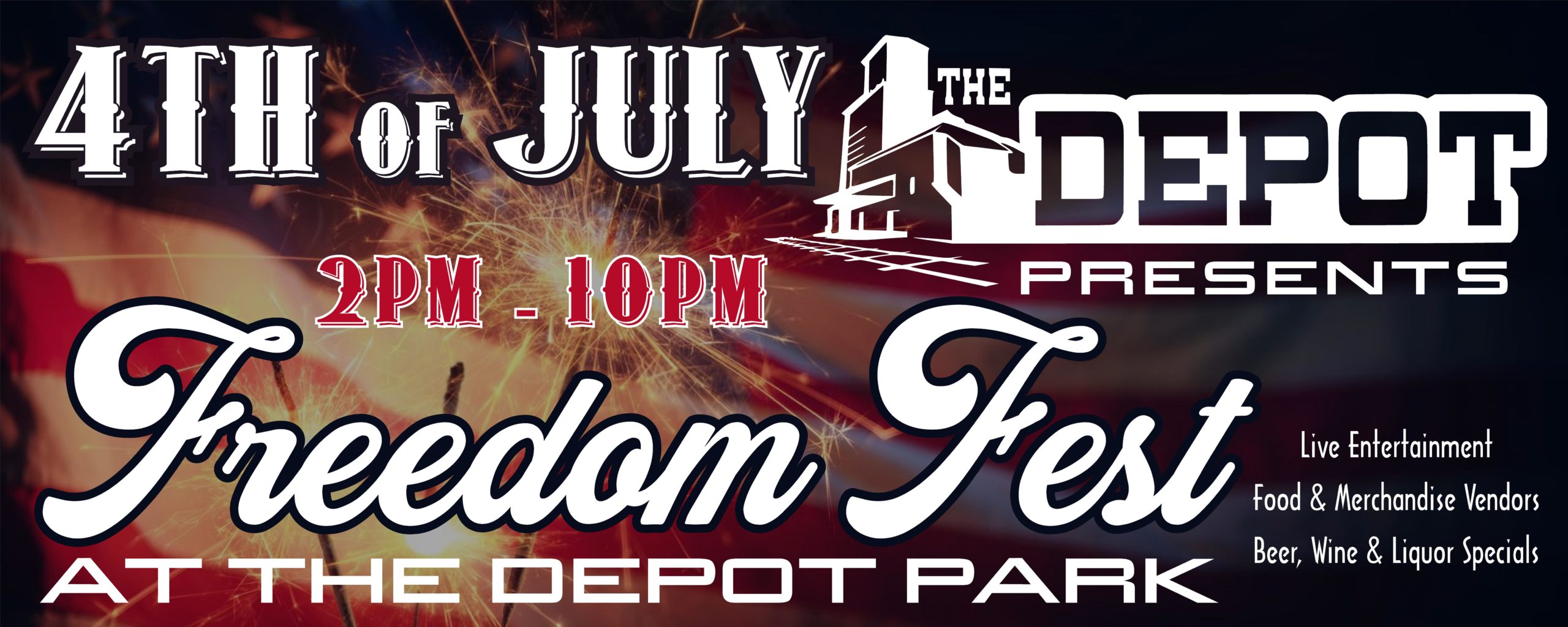 depot - 4th of july banner -