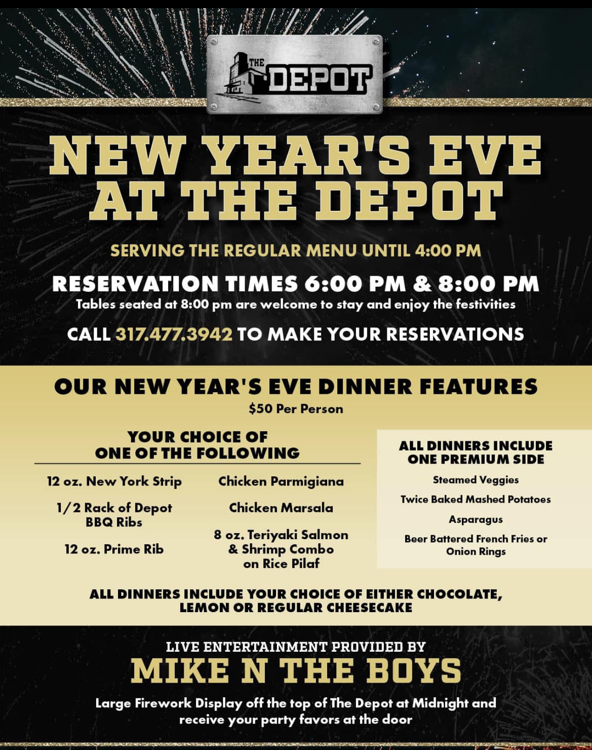 New years Eve @ The Depot - The Depot 1906